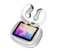 Vroomoto Auriculares de Traducción AI Auriculares Inalámbricos para Juegos de Baja Latencia para Viajes Negocios Deportes Negro (Blanca)