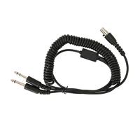 Vroomoto Cable Adaptador de Auriculares Mini XLR de 5 Pines a GA Doble Enchufe Adaptador Auriculares para Aviones Cable para Piloto Plug and Play con Conector PJ055