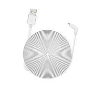 Vroomoto Cable de Carga Arlo Cable de Alimentación Arlo GO Cargador GO Alimentación Carga Micro USB Plano 20 Pies Diseño Resistente a la Intemperie para Pro (6M)