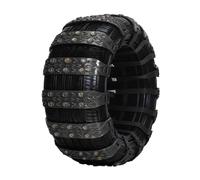 Vroomoto Cadenas para Nieve Cadenas para Neumáticos Neumáticos Nieve [Marcador de posición] de Seguridad Ruedas Automóvil 10 Piezas Clavos Acero (Negro)