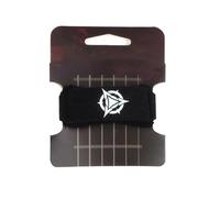 Vroomoto Cuerdas de Guitarra Silenciador Amortiguador Elimina Armónicos Resonancias Guitarras Eléctricas Acústicas 18 Cm Negro Blanco Llamativo (Negra)