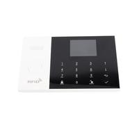 Vroomoto de Alarma Inteligente de Alarma Inteligente Seguridad para el Hogar Control Aplicación TFT LCD 2,4 Pulgadas Reproducción Almacenamiento (Enchufe Europeo)