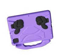 Vroomoto Funda de Espuma EVA a Prueba de Golpes con Giratorio, para Air6 11, 10.ª Generación 10.9, 11.ª Generación, Lavable, Portátil, Plegable Giratorio 90 Grados (Púrpura Claro)