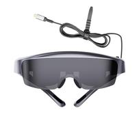 Vroomoto Gafas Inteligentes Gafas AR de Vídeo Pantalla Virtual HD de 400 Pulgadas Pantalla 1080P Ajuste Dioptrías 0 a 600 Altavoces Integrados con Conectividad Tipo C para