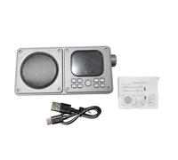 Vroomoto Grabadora de Radio Digital Multifunción Reproductor BT Altavoces Portátiles Hogar Al Aire Libre