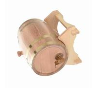 Vroomoto Grifo de Plástico para Vino, Madera de Roble Vintage, para Cerveza, Whisky, Ron, Puerto Almacenamiento, Adecuado Vino Fino, Brandy, Whisky, Tequila, 1,5, 3, 5, 10 (5L)