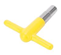 Vroomoto Herramienta de Afinación de Llave Tambor DT-08, Silicona Material Aleación Zine para Bateristas Músicos (Amarilla)