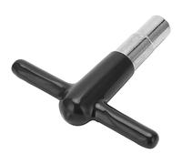 Vroomoto Herramienta de Afinación de Llave Tambor DT-08, Silicona Material Aleación Zine para Bateristas Músicos (Negra)