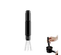 Vroomoto Herramienta de Aguja para Remover café, Distribuidor Magnético Ajustable, Agujas de 8x0,4mm, Diseño Compacto, 8 Agujas Repuesto (Negro T6188B)