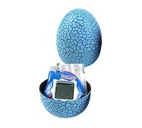 Vroomoto Huevo Electrónico Divertido Virtual Portátil de la Máquina de Juego del Animal Doméstico del Animal Doméstico Digitaces en Forma para los Niños (Azul)