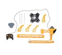 Vroomoto Kit de Grúa de Construcción DIY, Juguete Construcción con Control Remoto para Niños y Adultos con Grúa Torre 4 Canales, Modelo Educativo Stem, Fácil Montaje