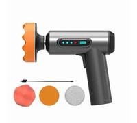 Vroomoto Máquina de Pulido de Coche Inalámbrico, Kit Pulidor Búfer Inalámbrico, Carga USB, Pantalla Digital, Detalles del Hogar, Encerado Coche (sin pasta molienda)