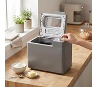 Vroomoto Máquina para Hacer Pan Máquina para Hacer Pan Silenciosa Silenciosa 25 Menús Preestablecidos Automática de 2 Libras 550 W (Enchufe europeo 220-240V)