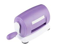 Vroomoto Máquina Troqueladora Manual Portátil Máquina Troqueladora para Bricolaje Scrapbooking Manualidades en Relieve Fabricación de Tarjetas de Papel con 2 Placas PS 8,5 X 4,5 X 3, (Púrpura)