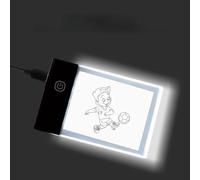Vroomoto Mini Panel de Luz LED Caja de Luz Rastreo Tableta Dibujo Alimentado por USB Regulable Ultradelgado 4 Mm [marcador posición] con Función Memoria para Animación