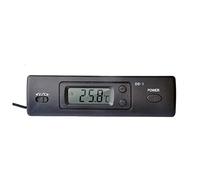 Vroomoto Mini Termómetro Termómetro Digital Electrónico Pantalla LCD Interior Exterior C/F Conmutable con Sonda Externa Impermeable Cable de 115 Cm para Medición Remota