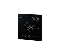 Vroomoto Pantalla Táctil Inteligente del Termostato Digital Inteligente para Villas y Apartamentos con Central AC VRF HVAC (Negra)