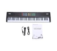 Vroomoto Piano con Teclado Digital de 61 Teclas, 200 Tonos, 200 Ritmos, Metrónomo, Modo de Enseñanza, Piano Portátil para Principiantes, Práctica en Casa