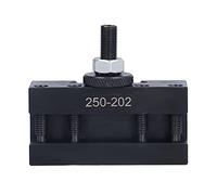Vroomoto Portaherramientas de Torneado y Refrentado, Portabarras de Mandrinar, Portaherramientas 250-202, Ranura en Forma V, Corte Ajustable, Rectificado Precisión, Endurecido,
