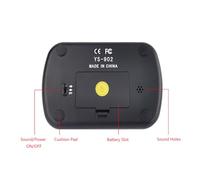 Vroomoto Reloj de Ajedrez Temporizador de Ajedrez Digital Temporizador Botón Grande y Flexible 4 Modos Sincronización Carcasa ABS Portátil Liviana para Chino