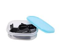 Vroomoto Silbato Dolfin Silbato de Delfín de Guisante Estilo Fox 40 Sonido Claro y Nítido Competición Plástico Liviano con Cordón para el Dedo Caja (Negro f)