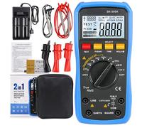 Vroomoto SK-505A Megóhmetro Probador de Aislamiento y Multímetro Digital 2 en 1 Medición Automática Portátil Voltaje CA/CC Diodo de Capacitancia y Mediciones Encendido/apagado (SK-505A)