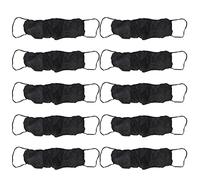 Vroomoto Sujetadores Desechables Tops de Bikini Desechables Sostenes 10 Piezas No Tejido Suave Transpirable Ligero para SPA Salón Masaje Tatuaje Sauna Viajes Uso Diario (Negra)