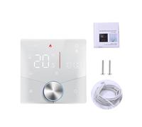 Vroomoto Termostato Inteligente para Calefacción de Caldera de Agua y | Cuerpo de ABS PC, Control de Aplicación WiFi Matter, Calefacción de Caldera de Agua y Gas, Programable Durante 7 Días,