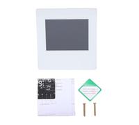 Vroomoto Termostato WiFi Inteligente para Calderas de Gas Termostato Programable para el Hogar Termorregulador Digital Pantalla LCD Control Táctil Control de Calefacción Hidrónica Montado (Blanco)