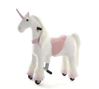VROOOMY Unicornio con Ruedas XS, Galope, 3-5 años, Rosa