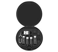 Vroxdrez Kit de Adaptador de Carga USB, Adaptador USB a USB-C con Convertidor Multi Puerto y Cable 0.3m 60W Compatible con iPhone 16 15 14 y Galaxy S25 S24