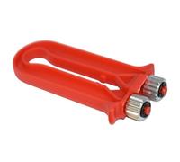 Vroxdrez Marco Tensor de Alambre para Apicultura - Herramienta Profesional de Acero Inoxidable - Compatible con Colmenas y Marcos de Nido - Color Rojo de Alta Visibilidad - tensores de alambre