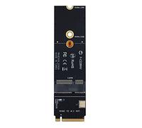 Vrttlkkfe Adaptador inalámbrico M.2 E para llave M.2 M WiFi, Bluetooth para tarjeta AX200 9260 Bcm94352Z NVMe PCI SSD Puerto