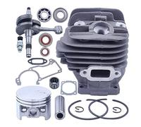VRTYVEYBB 44 - Conjunto de pistón de diámetro grande de 7 mm para motosierra MS260 026 PRO con juego completo de juntas de cigüeñal y sello de aceite