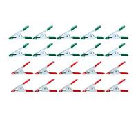 VRTYVEYBB Abrazaderas metálicas en forma de A de 5 cm, 10 unidades, para carpintería, fotografía y taller, almohadillas de goma