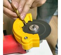 VRTYVEYBB Afilador de brocas multifunción de 3 a 12 mm para afilar con precisión, soporte de plástico con ángulo y función de perforación, para carpintería y metalurgia