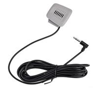 VRTYVEYBB Audio para coche, micrófono externo de 3,5 mm, micrófono estéreo con cable, para vehículos BMW, alta sensibilidad -32 dB, instalación en panel de techo, respuesta de frecuencia de 50 Hz-20