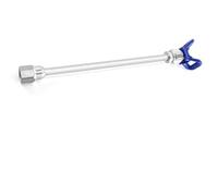 VRTYVEYBB Barra de extensión Airless con soporte para boquilla, acero inoxidable y aleación de aluminio, 25/30/50 cm, para Graco, Titan, Wagner