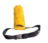VRTYVEYBB Bolsa de almacenamiento para varillas de soldadura de piel sintética, resistente a cortes y llamas, correa ajustable de 0 a 120 cm, para fijación de herramientas a un cinturón
