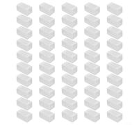 VRTYVEYBB Caja protectora de coche de juguete, 20/25/50 unidades, fundas de PVC para coches Matchbox 1:64, transparente y D, se adapta a Tomica, Hotwheels y más, solución de almacenamiento segura (50