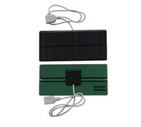 VRTYVEYBB Cargador de panel solar USB de 5 V 2,5 W, cargador solar portátil para teléfono móvil, camping, senderismo, banco de energía