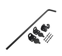 VRTYVEYBB Cerrojo de acero para puerta de madera, PVC, vinilo, vallas de metal, herrajes para puertas