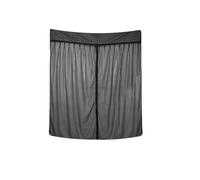 VRTYVEYBB Cortina de malla transpirable para puerta de coche, para cámper, camping, camping, 420D Oxford, mosquitera reforzada con tiras adhesivas, color negro
