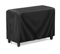 VRTYVEYBB Cubierta negra para mesa de horno de pizza para exteriores, cubierta impermeable y resistente al polvo