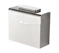 VRTYVEYBB Cubo de basura de acero inoxidable con tapa hermética para inodoros, 24 x 9,3 x 20 cm, para baños públicos y privados