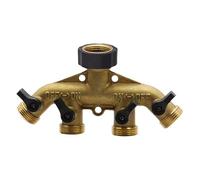 VRTYVEYBB Distribuidor de manguera distribuidor de manguera de jardín de cuatro vías