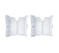 VRTYVEYBB Filtro de pelusa compatible con Bosch/Siemens/Dryers 752387 IQ500 IQ700 ISen-soric Clase extra, trampa de pelusa de plástico blanco, paquete de 2