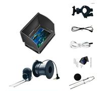 VRTYVEYBB Fish Finder - Cámara de pesca subacuática impermeable de 5 pulgadas, pantalla 1800 CD, cable de 65 pies