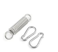 VRTYVEYBB Ganchos para colgar en forma de resorte para silla o columpio, para exteriores, resistentes, doble giratorio, tipo B