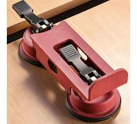 VRTYVEYBB Herramienta de reparación de huecos de piso de madera de doble garra, ventosa fuerte de 160 libras con almohadillas de goma antideslizantes, instalador de suelos de acero al carbono para